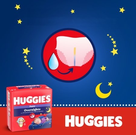 HUGGIES bikses Overnight, 6 izmērs, 15-25 kg, 22 vnt, 2661903 