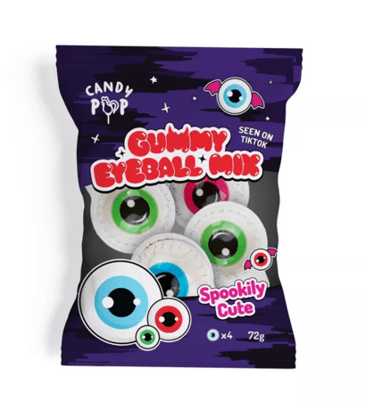 CANDY POP želejkonfektes EYEBALL, 72 g., POP0171 
