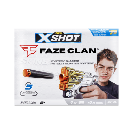 X-SHOT rotaļu pistole "Menace Faze", Skins 1. sērija, 36599 36599