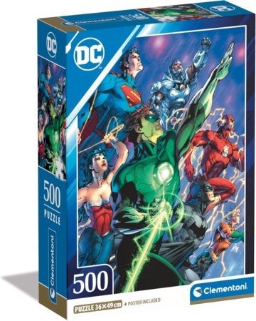 CLEMENTONI DC COMICS puzle, 500 gab., 35532 