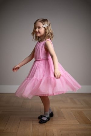 COCCODRILLO kleita bez piedurknēm, rozā, WC6128304EJG-007-134, 134 izmērs 