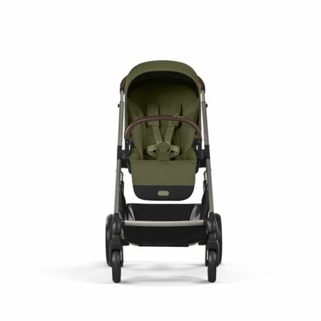 CYBEX ratiņi BALIOS S LUX BLK, Moss green, 525000105 