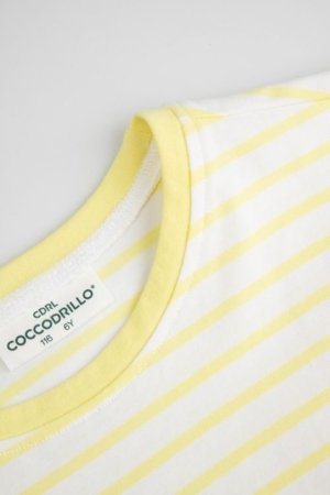 COCCODRILLO t-krekls ar īsam piedurknēm, dzelteni, WC6143202LGD-004-092 