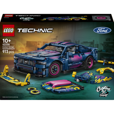 42236 LEGO® Technic Pielāgotas garāžas Ford Mustang GT auto 