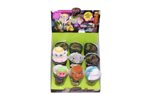 BRAIN ROT runājošs plīša piekariņš 15 cm, sortiments, BD1270 