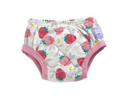 BAMBINO MIO atkārtoti lietojamas biksītes podiņmācībai 3-4 m., super strawberry, TP3-4SPR 
