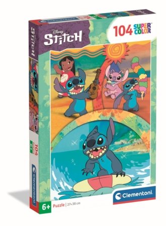 CLEMENTONI puzle Disney Stitch, 104 gab., 25042 