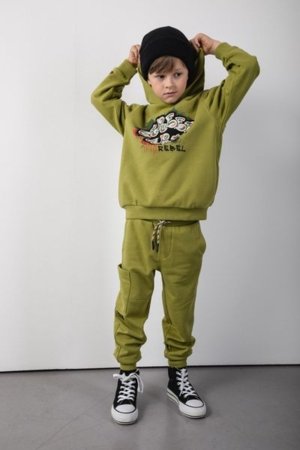COCCODRILLO bikses SPORTS BOY KIDS, zaļš, cm 