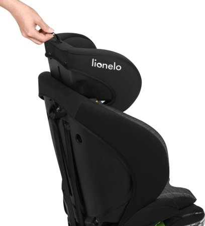 LIONELO autokrēsls BILLY I-SIZE, Black grey, 76-150 cm. 