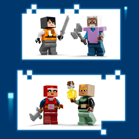 21591 LEGO® Minecraft® Sagrozītā uzrauga cīņa 