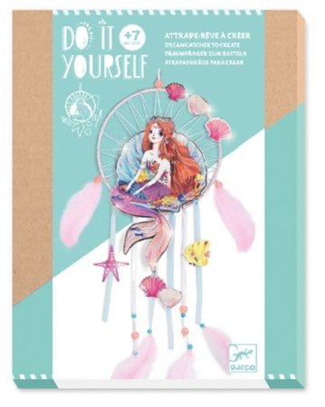 DJECO sapņu ķērāja veidošanas radošais komplekts Gentle Mermaid, DJ07962 