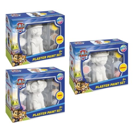 MOXY PAW PATROL ģipša krāsošanas komplekts, sortiments., 160016 