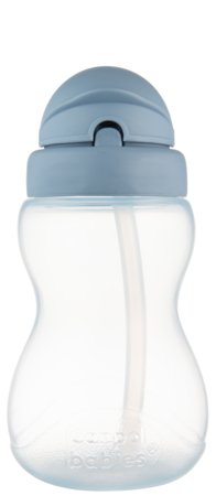 CANPOL BABIES pudelīte ar salmiņu 12M+, 270ml, 56/109_blu2 