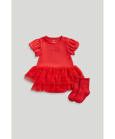 MOTHERCARE apģērbs ar īsām piedurknēm un zeķes, LL829 80 