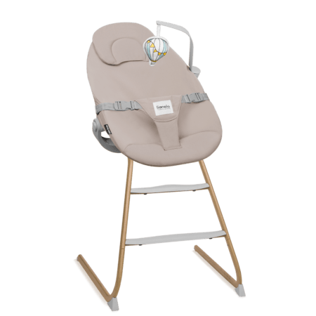 LIONELO barošanas krēsls DALIA, Grey stone natural, LO-DALIA SET 