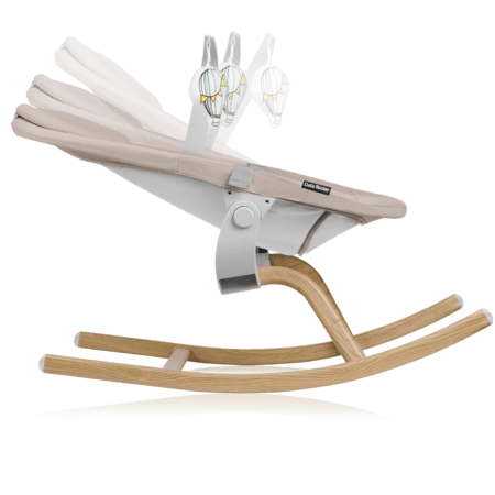 LIONELO barošanas krēsls DALIA, Grey stone natural, LO-DALIA SET 