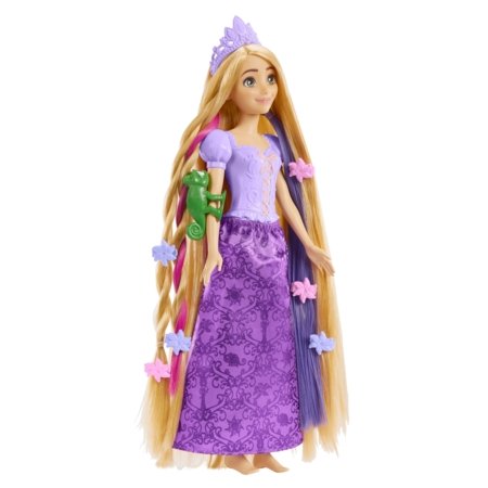 DISNEY PRINCESS lelle Long hair Rapunzel Salātlapiņa, HLW18 HLW18