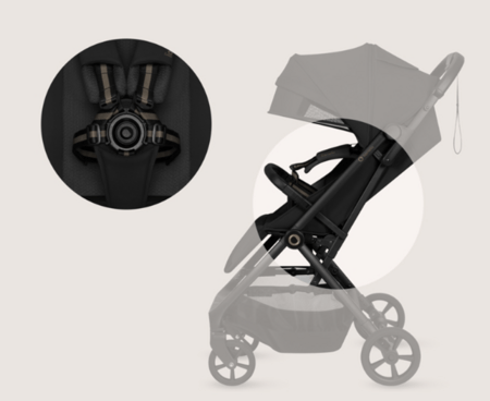 LIONELO ratiņi TANSI, Black onyx, LO-TANSI 