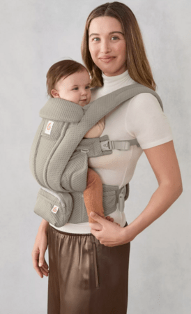 ERGOBABY ķengursoma Omni Deluxe Mesh, Soft Olive, BCODMSFTOLV 