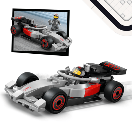 60493 LEGO® City F1® kravas auto ar Audi F1® sacīkšu auto 
