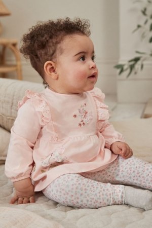 NEXT krekls ar garām piedurknēm un legingi, Q95420 62-68 