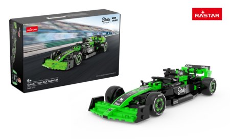 RASTAR 1:24 saliekams automašīnas modelis Stake F1® Team KICK Sauber C44 Bricks, 10290 