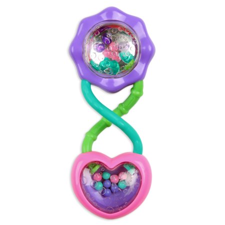 BRIGHT STARTS grabulis–graužamrotaļlieta Rattle and Shake Barbell, 8672 