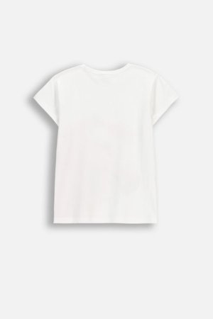 COCCODRILLO t-krekls ar īsam piedurknēm, balti, cm 