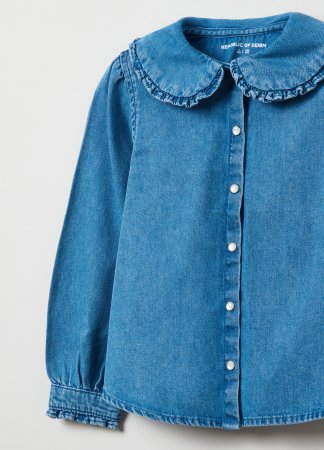 OVS GIRL3-10Y BLOUSE L/S 2M 4-5 AZURE 001829813 