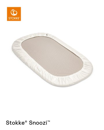 STOKKE SNOOZI pārvalks matracim 2 gab Dandelion Beige, Vanilla Cream, 629701 