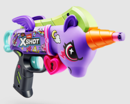 XSHOT rotaļu rotaļu ierocis Purple Unicorn, 36882 