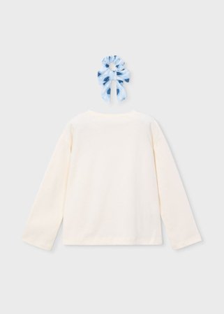 MAYORAL t-krekls ar garām piedurknēm, sky bone, 3.020-17, 98  cm 