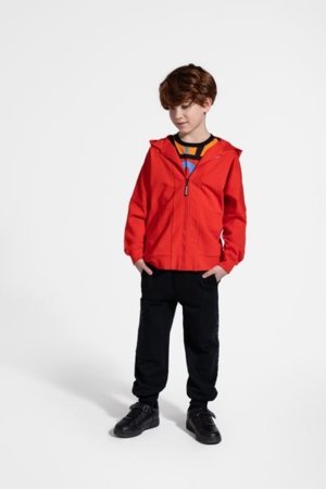 COCCODRILLO bikses DRAGONS BOY JUNIOR, melns, WC5120101DBJ-021-164, 164 cm 