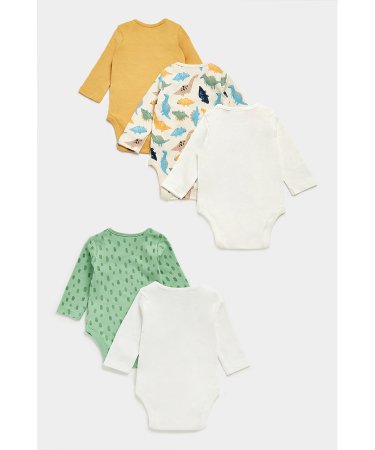 MOTHERCARE bodijs ar garām piedurknēm 5 gab., FC045 639553