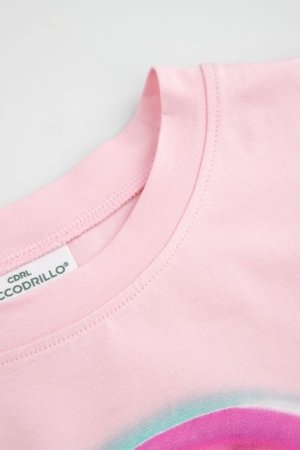 COCCODRILLO t-krekls ar īsam piedurknēm, rozā, WC6143201SGJ-007-128, 128 cm 
