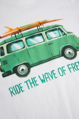 COCCODRILLO t-krekls ar īsam piedurknēm, balti, WC6143205VBB-001-164, 164 izmērs 