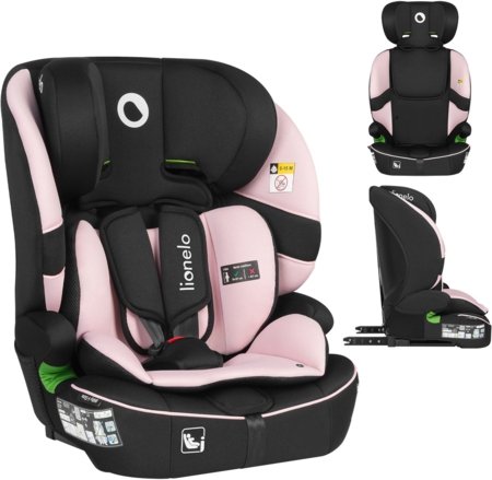 LIONELO autokrēsls BILLY I-SIZE, Pink baby, 76-150 cm. 
