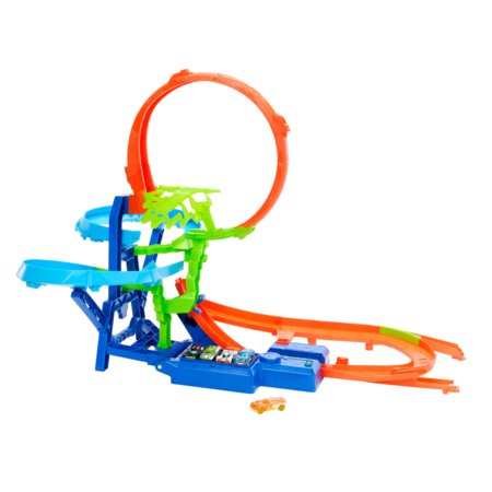 HOT WHEELS triku trase ar sadursmi gaisā, JFD12 