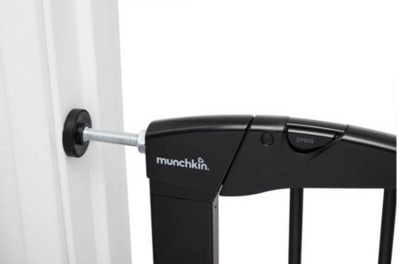 MUNCHKIN drošības vārti, Maxi-Secure, melns, 90441 