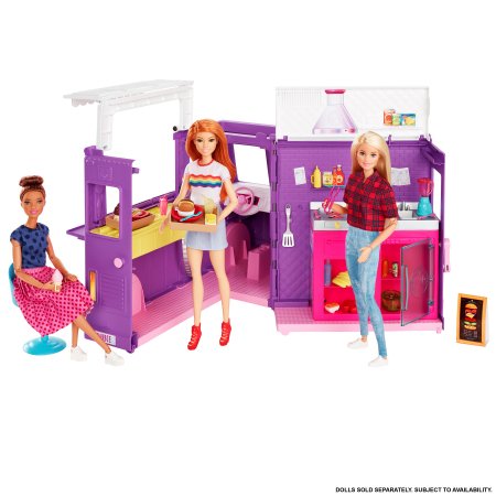 BARBIE pārtikas kravas mašīnu rotaļu komplekts, GMW07 GMW07