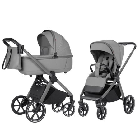 CARRELLO universāls ratiņi OMEGA 2IN1, Cliff grey, CRL-6531 