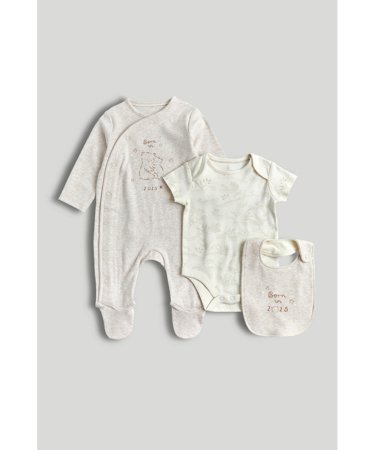 MOTHERCARE rāpulītis, bodijs un priekšautiņš, AV50201 50 cm 