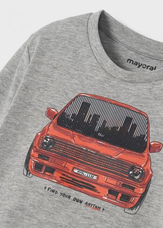 MAYORAL t-krekls ar garām piedurknēm 5C, gray vigor, 104 cm, 4009-41 4009-41 9