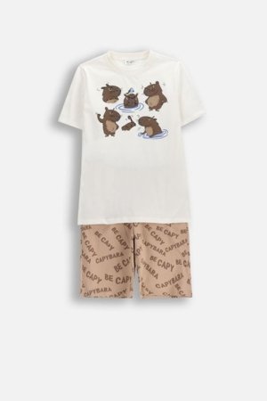 COCCODRILLO pidžama, krēmkrāsa, WC6448218PJS-022-104, 104/110 izmērs 