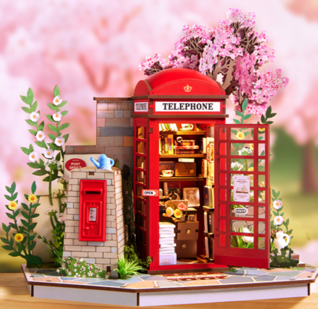 ROLIFE koka konstruktors Ziedu grāmatu kiosks, TGS05 