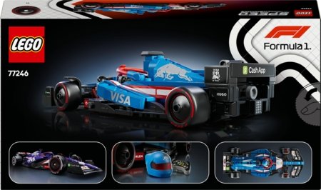 77246 LEGO® Speed Champions Visa Cash App RB VCARB 01 F1® sacīkšu auto 