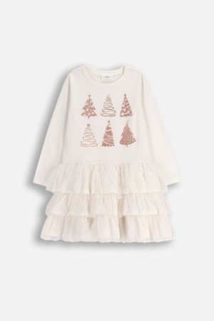 COCCODRILLO kleita, krēmveida, ZC5129101MER-003-098, 98 cm 