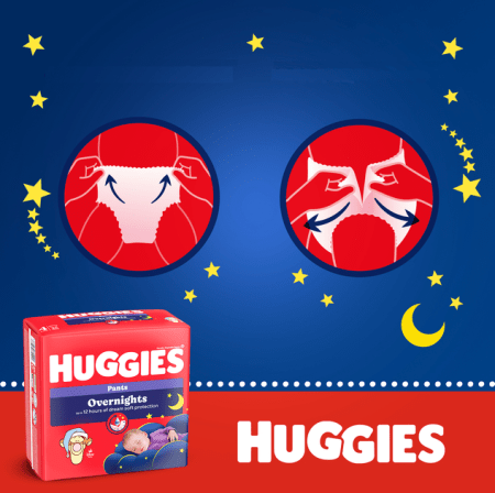 HUGGIES bikses Overnight, 5 izmērs, 12-17 kg, 24 vnt, 2661902 