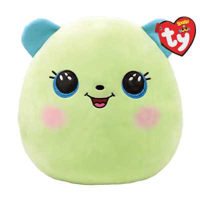 TY Squishy Beanies saspiežamais lācis CLOVER zaļš, 25cm, TY39227 TY39227