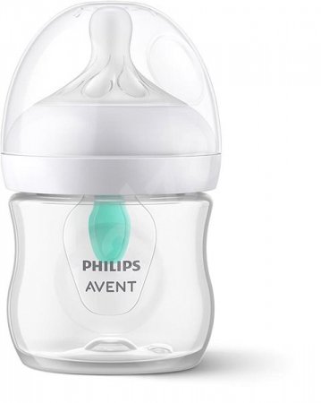 PHILIPS AVENT 83024 pudele "Natural Response" ar papildus AirFree vārstiem, 0 m+., 125 ml, SCY670/01 1/070